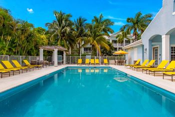 Expansive swimming pool and sundeck